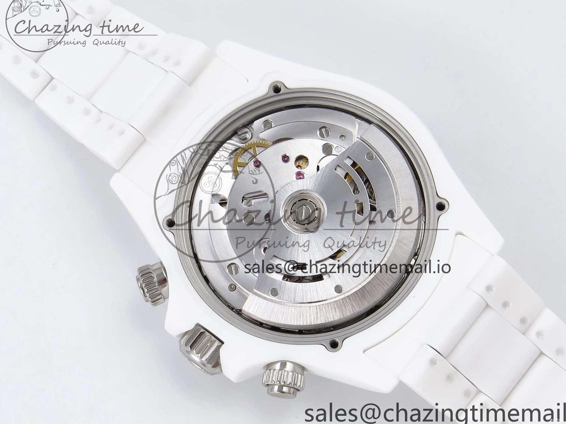 MiroTime 0319 Daytona AET White Ceramic Case and Bracelet Black Dial N6F Best Edition SA Seasonal 1195